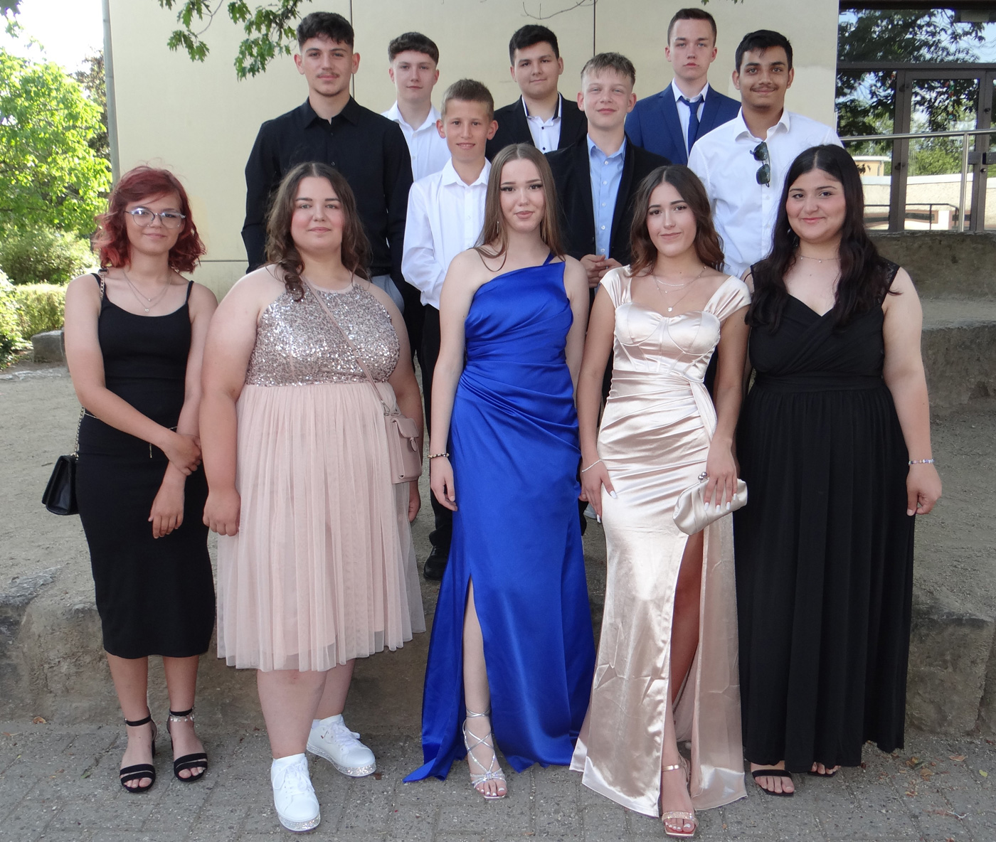 Abschlussfoto der Klasse 9a